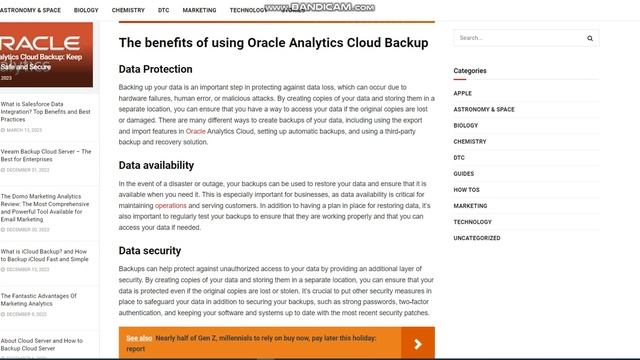 Oracle Analytics Cloud Backup || Keep Your Data Safe and Secure смотреть онлайн