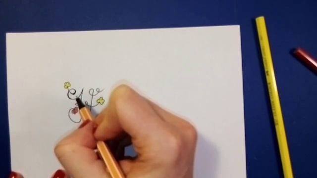Имя НАДЯ?Как подписать красиво открытку или личный дневник. Каллиграфия. Леттеринг для начинающих. смотреть онлайн