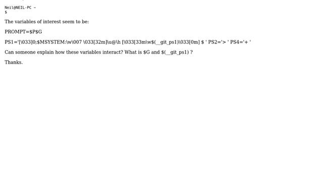 Unix & Linux: How does Git change the shell prompt in Aptana Studio's Cygwin Terminal? смотреть онлайн