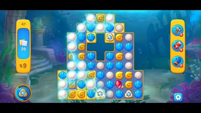 Fishdom ads, mini Gameplay 06 |fish shark game смотреть онлайн