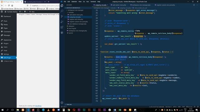 Display External API SMS Response in Custom Metaboxes & Columns to WordPress Custom Post Type смотреть онлайн