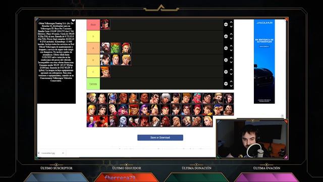 ¡MI TIER LIST ACTUAL EN STREET FIGHTER DUEL! смотреть онлайн