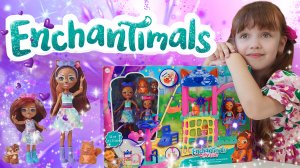 Распаковка Enchantimals Детская Площадка City Tails