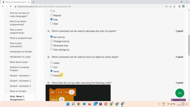 The Joy Of Computing Using Python NPTEL Assignment 1 Answers 2022 || Unique Jankari смотреть онлайн
