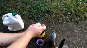 Разбавляем бензин маслом для триммера