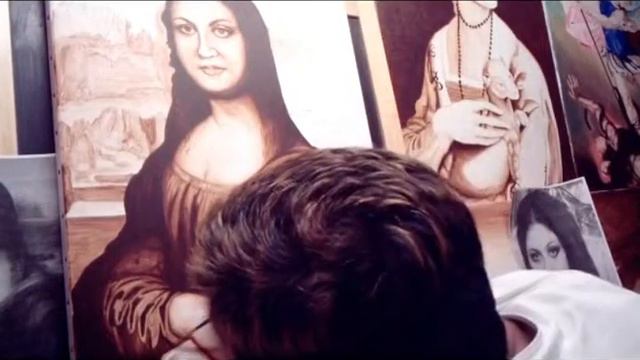 Mona Lisa Gioconda speed painting Part 08 смотреть онлайн