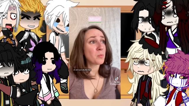 Hashira+Uppermoon react to random tiktoks/gacha/kny/demon slayer смотреть онлайн