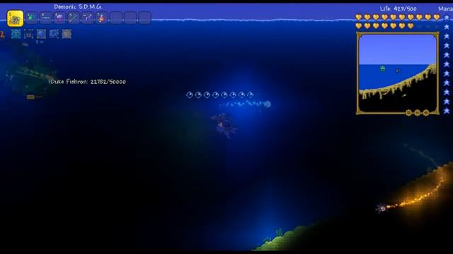 Terraria унижаем Рыброна) смотреть онлайн