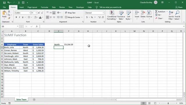 How to Use the SUMIF Excel Function смотреть онлайн