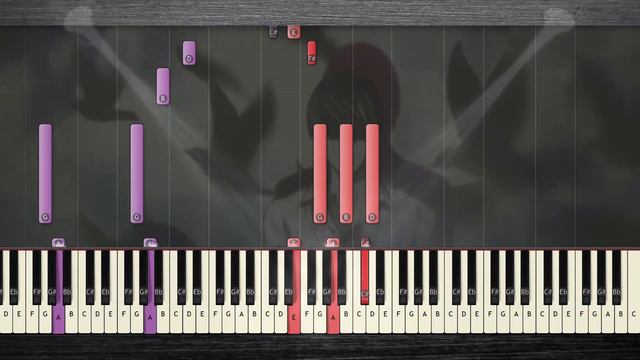 How To Play " THE WORLD " Death Note Opening 1 Piano Tutorial + Sheet Music смотреть онлайн