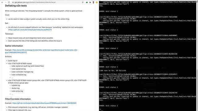 Deflaking Kubernetes Tests смотреть онлайн
