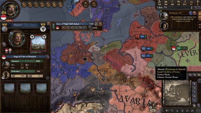 Crusader Kings II: Charlemagne: The Curonians - Episode 7: Losing a Battle смотреть онлайн