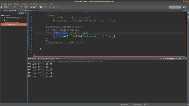 For loops - Basic Java Fast (9) смотреть онлайн