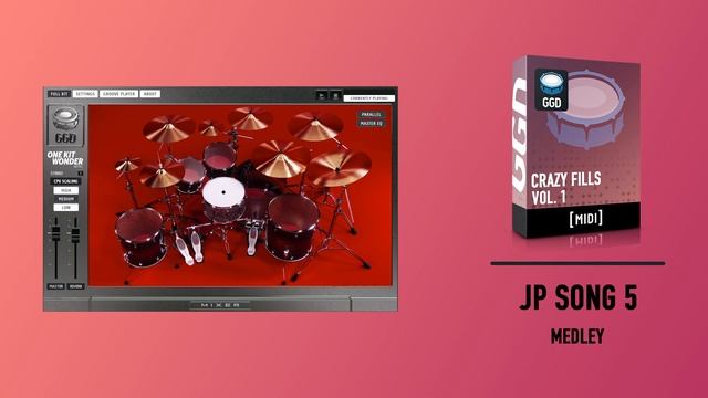 GGD Crazy Fills Vol. 1 MIDI Pack - Medley Example смотреть онлайн