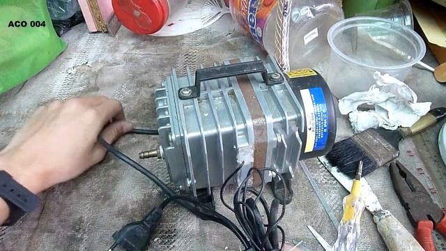 Air Pump Resun ACO 003 - ACO 004 Inspection and Cleaning смотреть онлайн