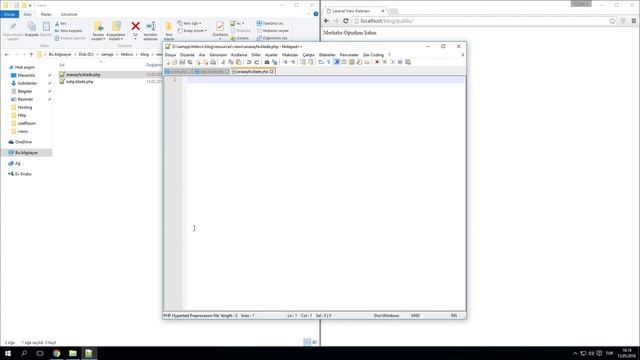 Laravel 5.2 - View katmanına ve Blade tema motoruna giriş смотреть онлайн