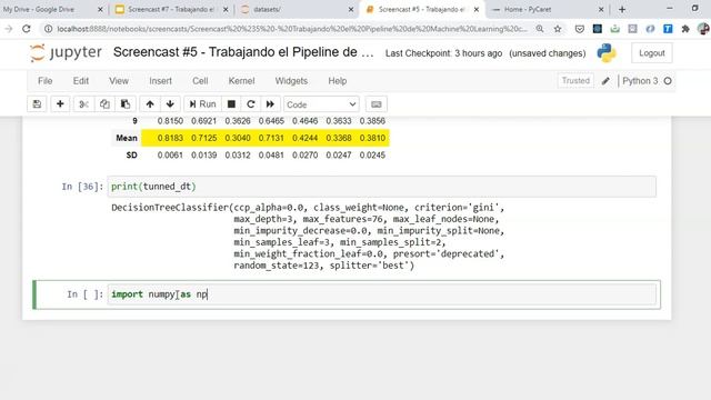 Screencast #7 Trabajando el Pipeline de Machine Learning con PyCaret Parte 3 смотреть онлайн