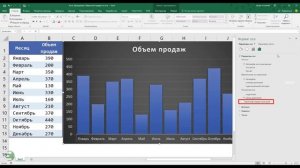 Как развернуть ось на диаграмме в Excel