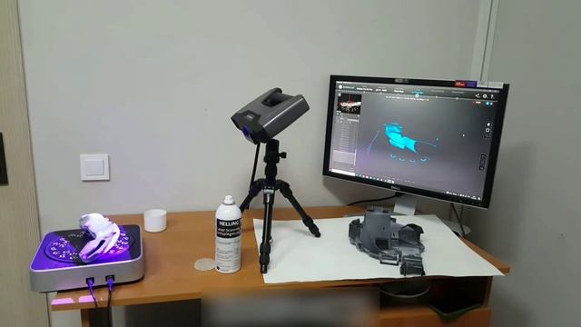 Scanning complex geometry parts with Shining 3D EinScan Pro 2X Plus 3D scanner смотреть онлайн