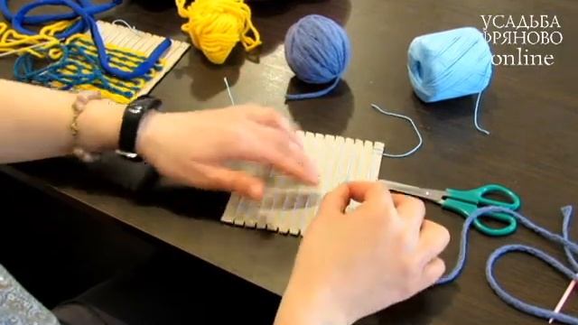 Мастер-класс по ручному ткачеству. смотреть онлайн