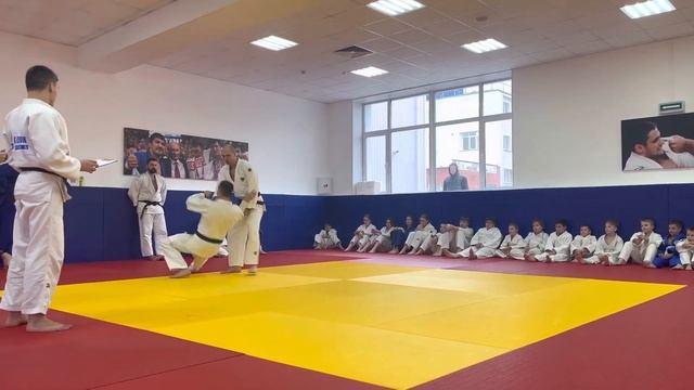 Сдача на желтый пояс . Центр дзюдо Дениса Ярцева