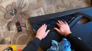 КОЖАНЫЕ вставки в дверь. ДОРАБОТКА САЛОНА | ГРАНТА