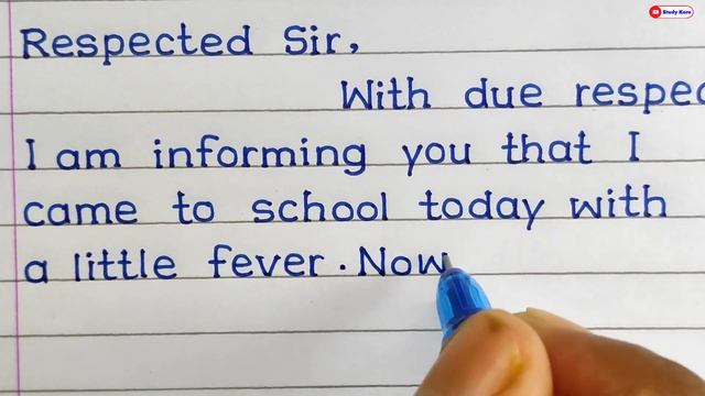 Application For Early Leave In English | Early Leave Application In English | смотреть онлайн