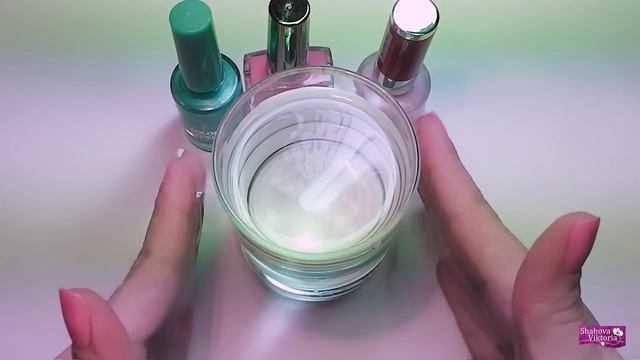 Водный маникюр - легко и красиво