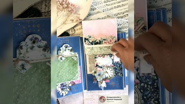 Видео обзор фотоальбома  «Весна - настоящее чудо» /Скрапбукинг