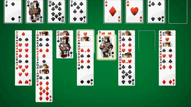 Microsoft Freecell Gameplay смотреть онлайн