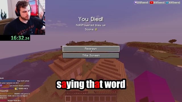 Minecraft, but if I say the letter "A" I explode... смотреть онлайн