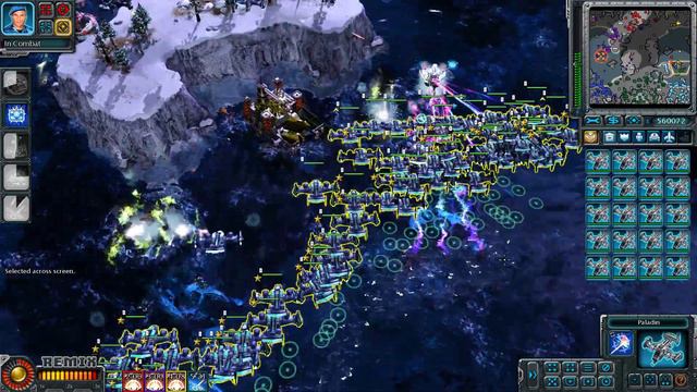 Command and Conquer Red Alert 3 Remix - Allies Vs Rising Sun - I spam more units than Brutal AI !! смотреть онлайн