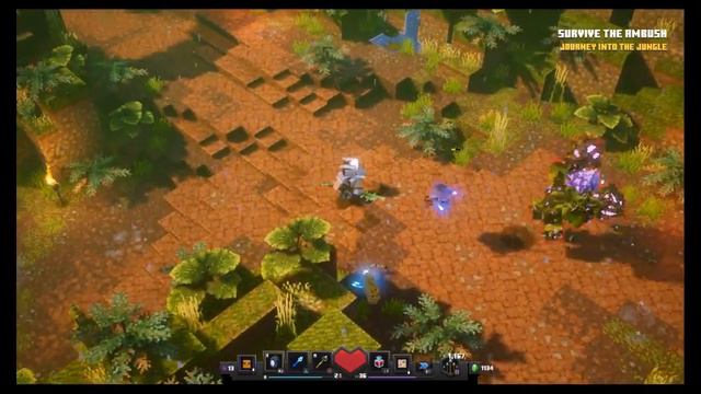 LEAPLEAF VS SOUL WIZARD | MINECRAFT DUNGEONS смотреть онлайн