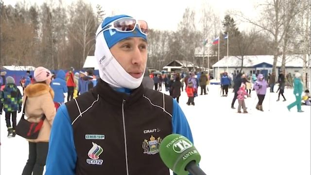 В Тюмени победили Сергея Устюгова. Репортаж с открытия лыжного сезона смотреть онлайн