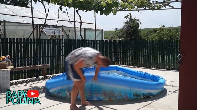 Детский бассейн INTEX 366х76 см.Распаковка и установка. смотреть онлайн