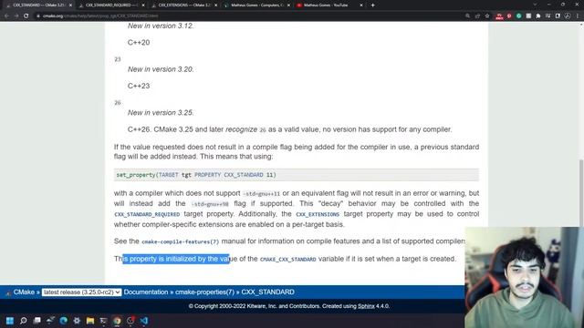 Setting The C++ Standard With CMake смотреть онлайн