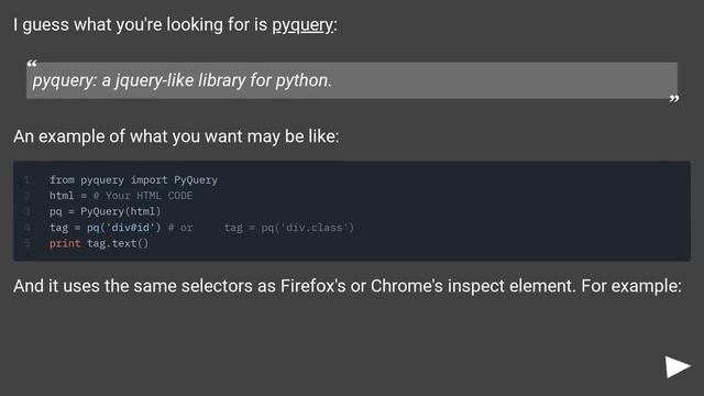 Parsing HTML using Python смотреть онлайн