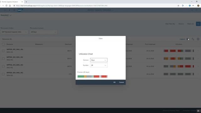 SAP S/4HANA Monitor Capacity Utilization Fiori App (part 1) смотреть онлайн