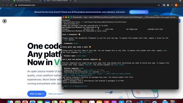 Ionic React.js on M1 Apple Silicon - Time to install смотреть онлайн