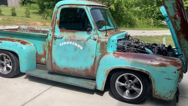 Here is your chance to buy my 1955 F100 restomod смотреть онлайн