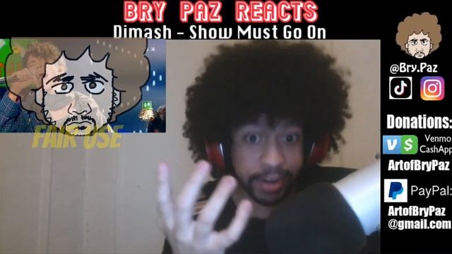 Guitarist REACTS to Dimash - Show Must Go On смотреть онлайн