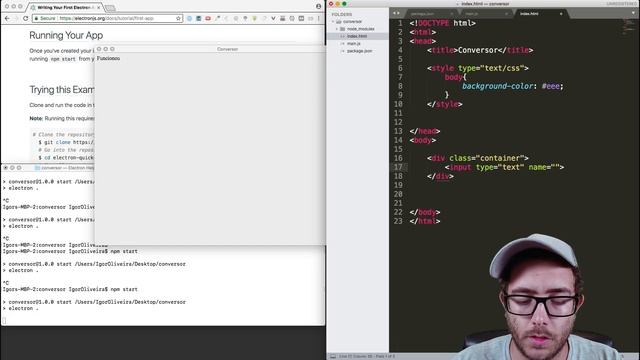 CRIANDO UM APLICATIVO DESKTOP COM ELECTRON - PROGRAMADOR BR EP. 85 смотреть онлайн