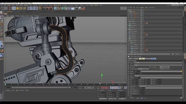 123. Cinema4d War robot смотреть онлайн
