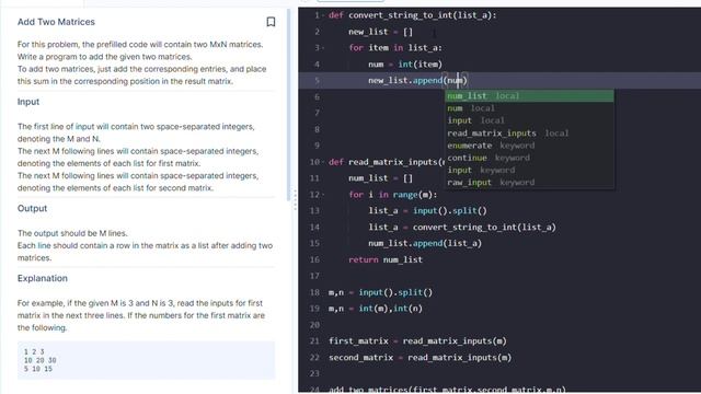 Add two matrices in python #ccbp смотреть онлайн