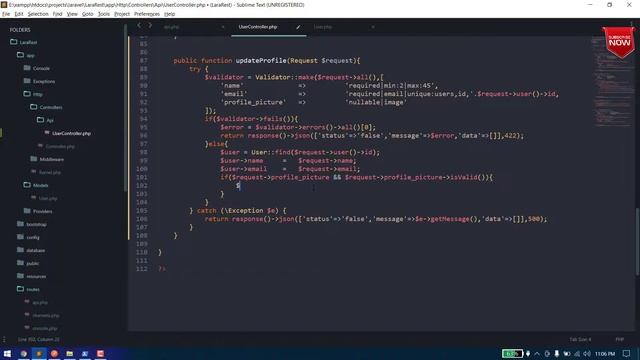 Laravel Rest API | Update profile & upload image | Fullstack Dev смотреть онлайн