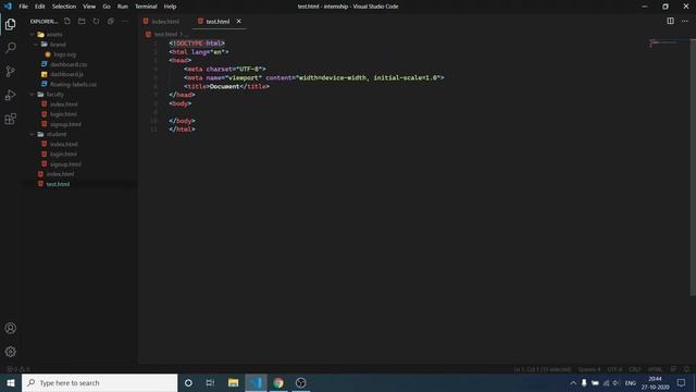 Setting Up Project | Intro to HTML, CSS and Bootstrap | Very basic concepts смотреть онлайн