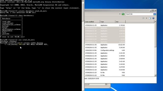 CARA MEMBUAT CRUD VB.NET - PEMBUATAN DATABASE #1