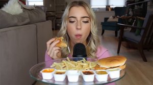 ASMR MCDONALDS (BURGERS, FRIES, NUGGETS)