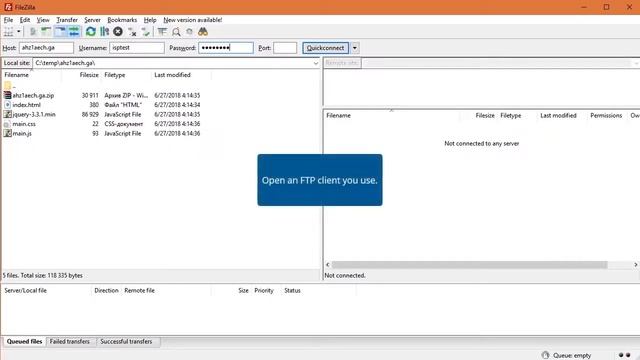 Uploading website files to ISPmanager смотреть онлайн
