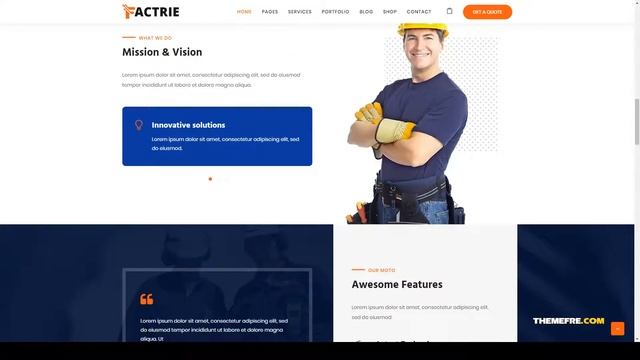 Factrie - Manufacturing and Industrial Factory WordPress Theme power plant Airi смотреть онлайн